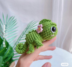 chameleon pascal crochet pattern