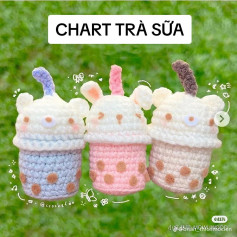 chart móc len trà sữa thú