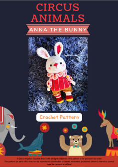 circus animals anna the bunny crochet pattern