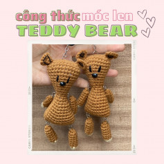 công thức móc len teddy bear