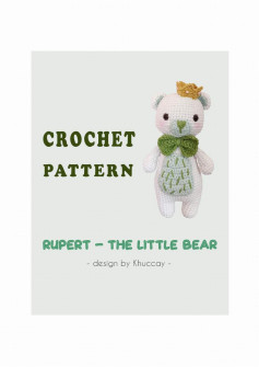 crochet pattern rupert the little bear