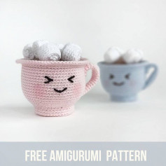 free amigurumi pattern crochet cup