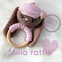free crochet pattern milla rattle