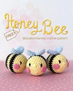 free honey bee crochet pattern