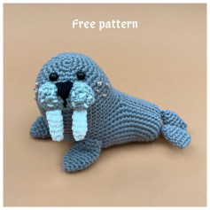 free pattern animals billy the walrus