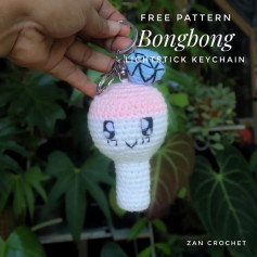 free pattern bongbong lightstick keychain