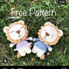 free pattern lion