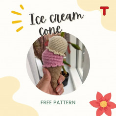 ice cream cone free pattern
