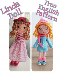 linda doll free english pattern