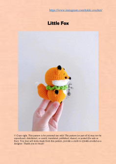 little fox crochet pattern