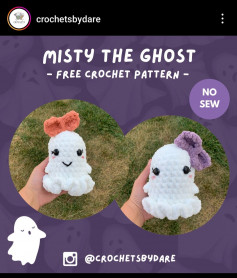 misty the ghost free crochet pattern