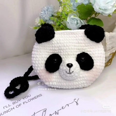 Panda bag crochet pattern