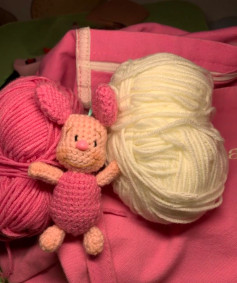 Pink piglet crochet pattern