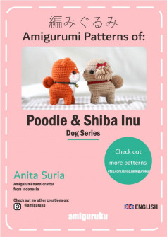 poodle and shiba inu dog series