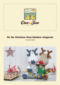 rin the christmas glow reindeer amigurumi crochet pattern