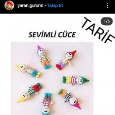 Sevimli cüce tığ işi tarifi