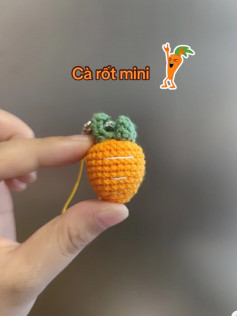 small carrot crochet pattern