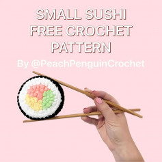 small sushi free crochet pattern