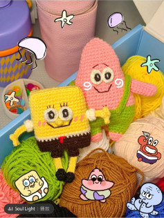SpongeBob SquarePants crochet pattern