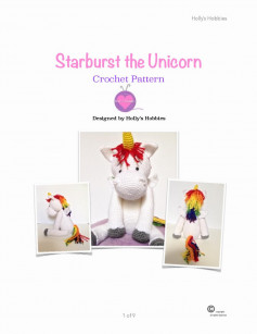 Starburst the Unicorn Crochet Pattern