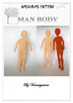 amigurumi pattern man body