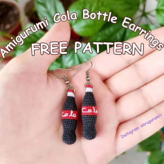 amigururmi cola bottle earrings free pattern