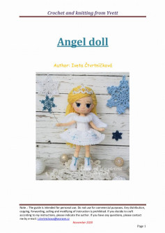 Angel doll crochet pattern