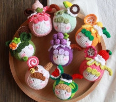 Animal mochi crochet pattern