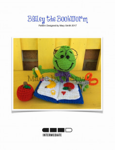 Bailey the Bookworm crochet Pattern