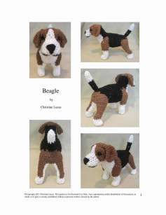 Beagle crochet pattern