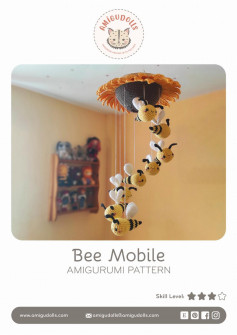 Bee Mobile AMIGURUMI PATTERN