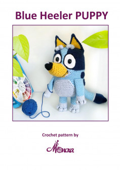 Blue Heeler PUPPY Crochet pattern