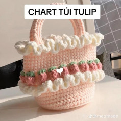 Chart Hướng dẫn móc túi tulip