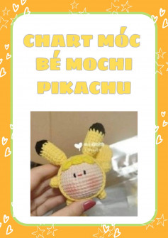 chart móc bé mochi pikachu