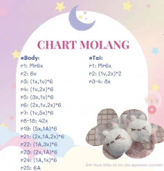 chart móc len molang