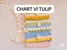 chart móc len ví tulip