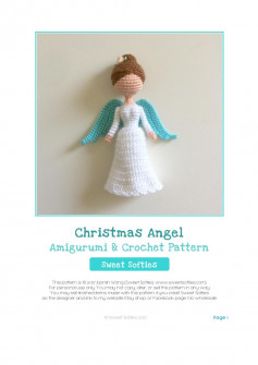 Christmas Angel Amigurumi & Crochet Pattern