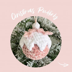 christmas pudding crochet pattern