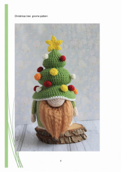 Christmas tree gnome crochet pattern