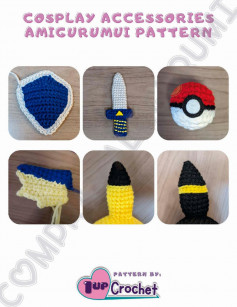 cosplay accessories amigurumui pattern