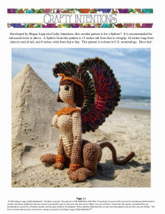 Crafty Intentions Sphinx crochet pattern