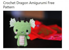 crochet dragon amigurumi free pattern