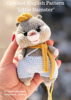 Crochet English Pattern Little Hamster