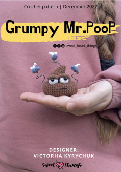 Crochet pattern | December 2022 Grumpy Mr.PooP