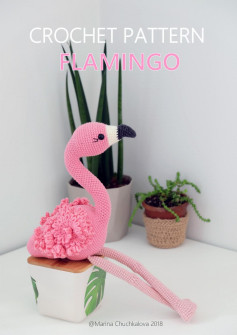 CROCHET PATTERN flamingo