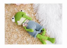 crochet pattern fredy the frog