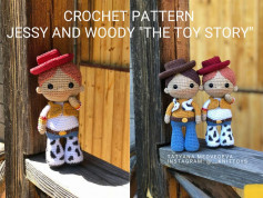 CROCHET PATTERN JESSY AND WOODY THE TOY STORY