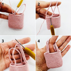 crochet pattern mini bag