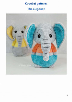 crochet pattern the elephant
