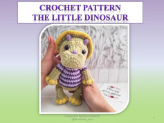 crochet pattern the little dinosaur